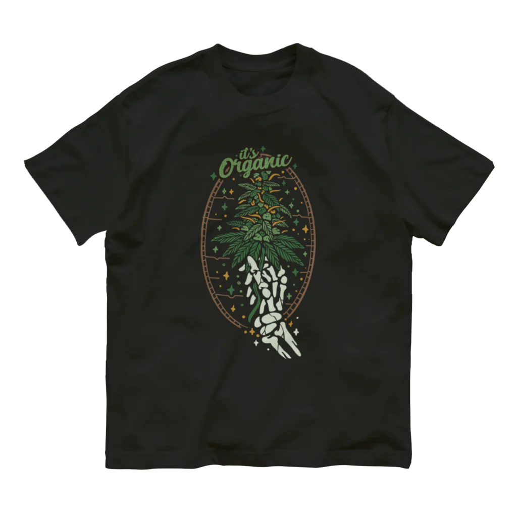 420 MUSIC FACTORYのOrganic Cannabis（オーガニックカナビス） オーガニックコットンTシャツ