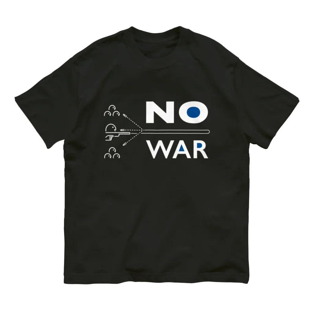 M__KのNO WAR（Black） Organic Cotton T-Shirt
