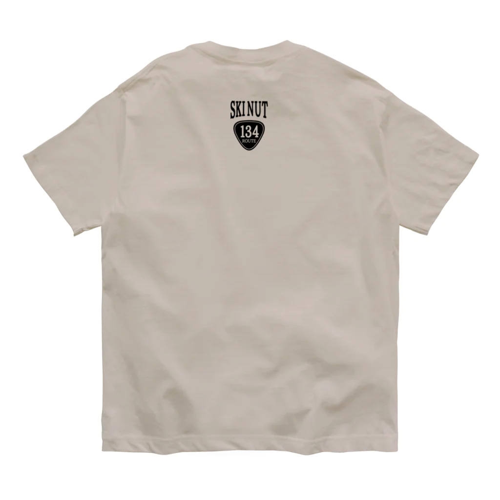 SKI NUT OFFICIAL SHOPの湘南スキーヤーロゴ Organic Cotton T-Shirt