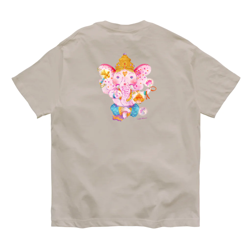 ミウラエツコのHAPPY PINK GANESH Organic Cotton T-Shirt