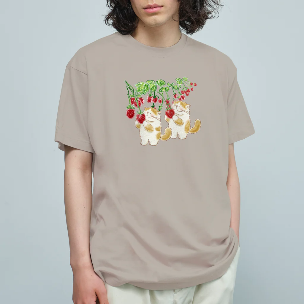 coeur.yu（クードットユー）のいちご狩り③ オーガニックコットンTシャツ