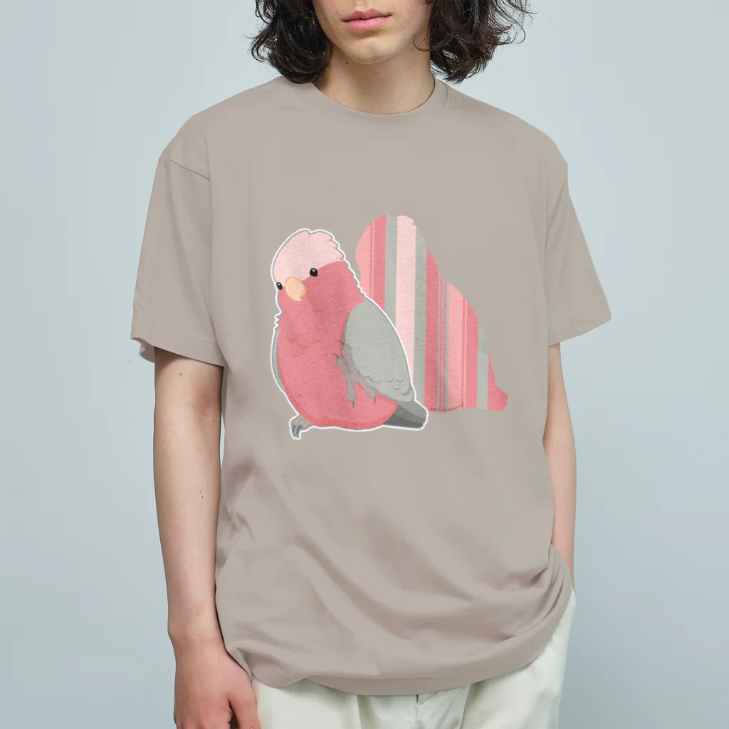 petitassortのモモイロインコＴシャツ 유기농 코튼 티셔츠