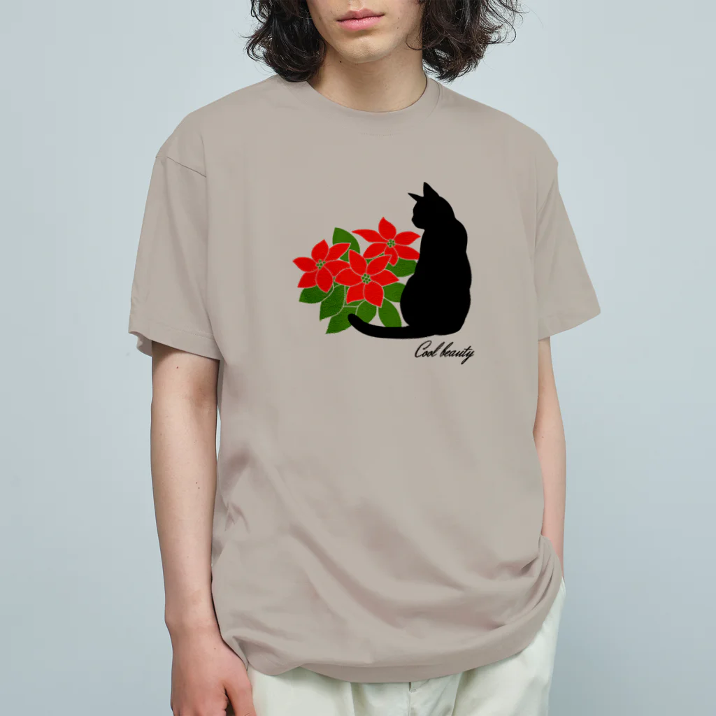 MegSan's free design🌷のCool beauty Organic Cotton T-Shirt