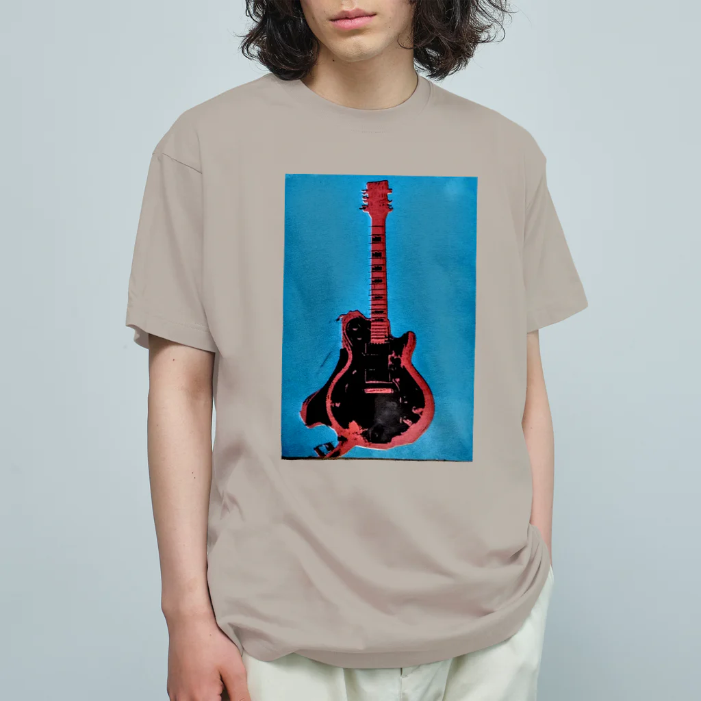 Rock★Star Guitar School 公式Goodsのアンディ・ギター・ウォーホール オーガニックコットンTシャツ