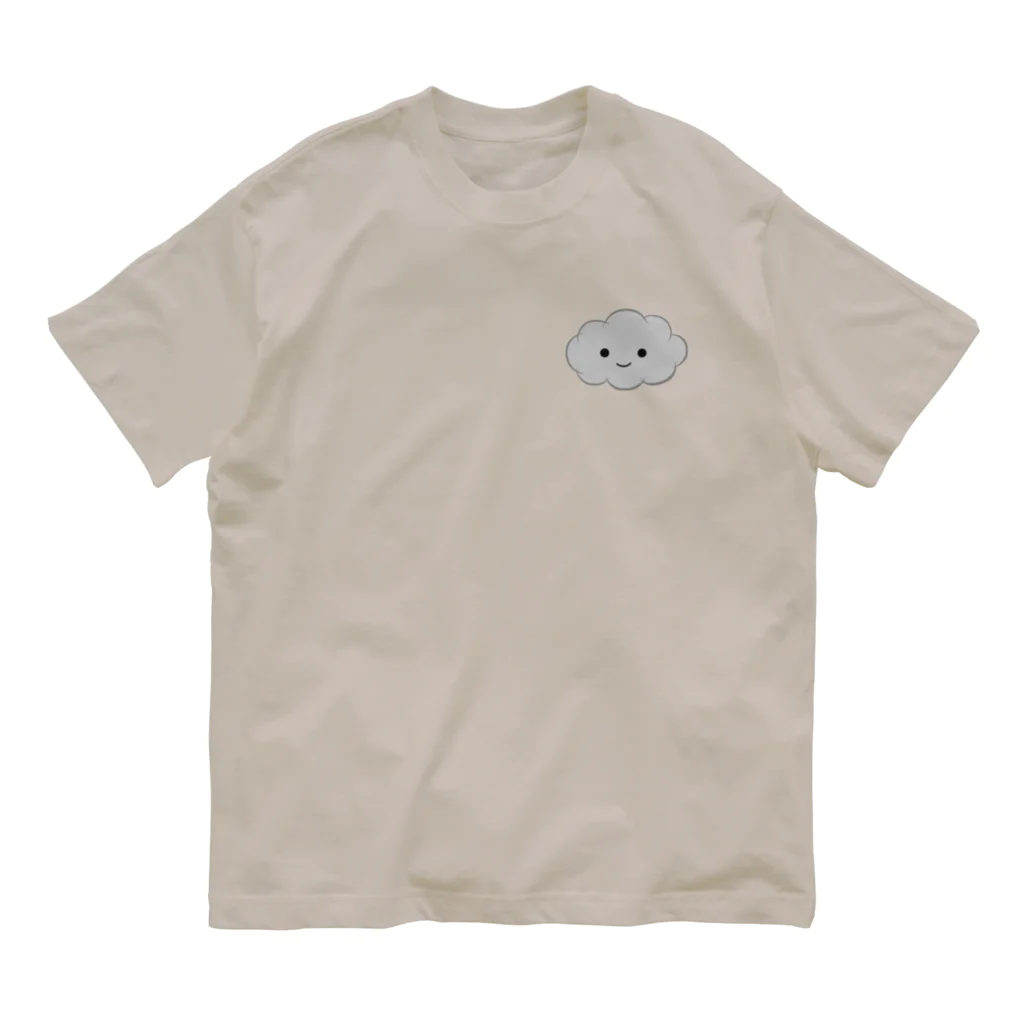 PuPiの店のくろくもくん オーガニックコットンTシャツ