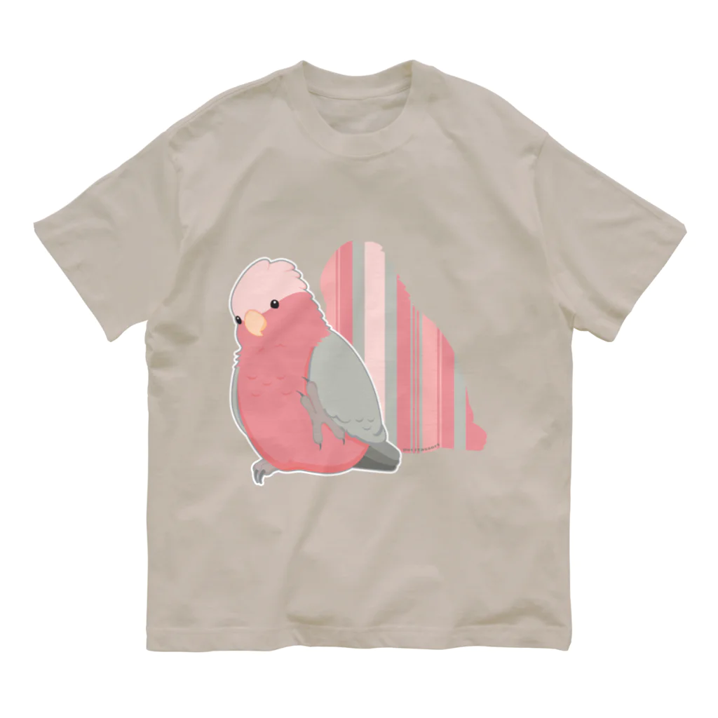 petitassortのモモイロインコＴシャツ 유기농 코튼 티셔츠