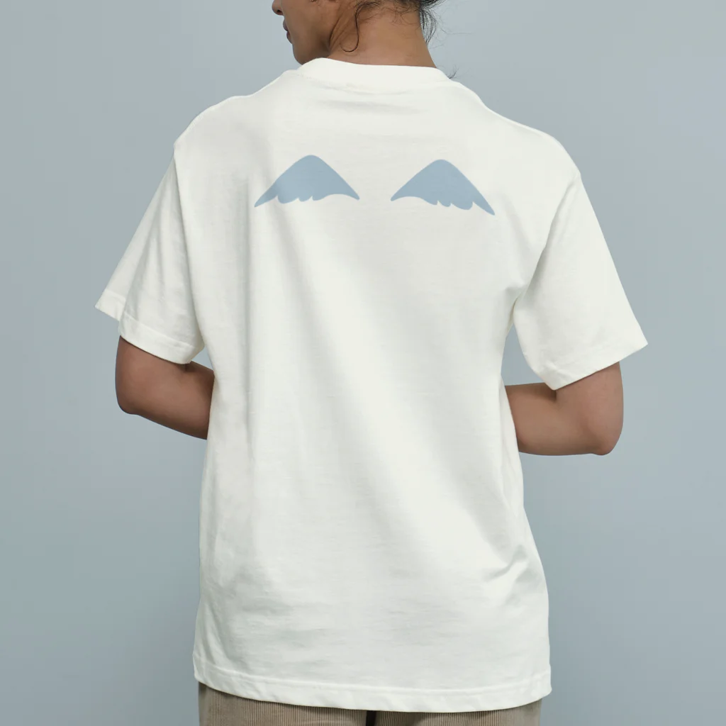 mokasの羽T　watching　淡 Organic Cotton T-Shirt