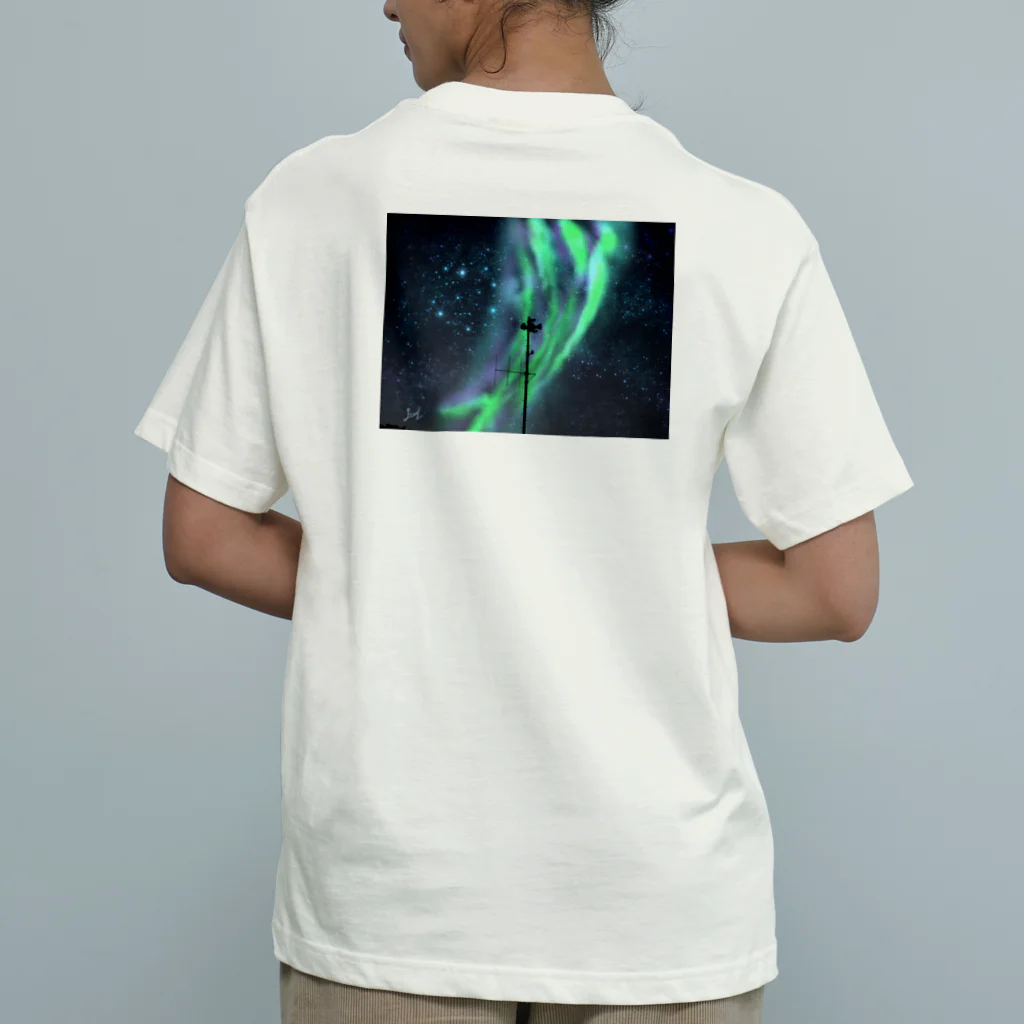 ひはせのオーロラと星空のスピーカー Organic Cotton T-Shirt