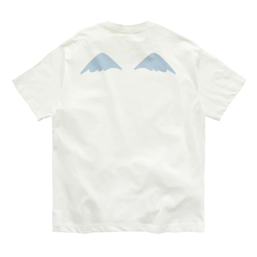 mokasの羽T　watching　淡 Organic Cotton T-Shirt