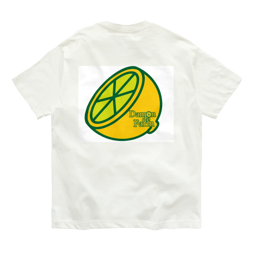 ﾆｼｷｵﾘ🍋CollectionのDamonde new レモンロゴ5 Organic Cotton T-Shirt