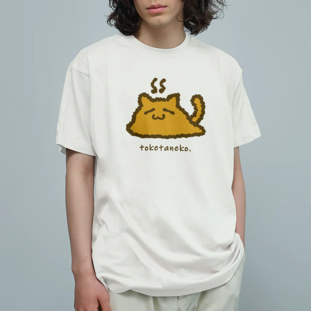 REDMOON_SAPPOROのtoketaneko(とけたねこ) オーガニックコットンTシャツ