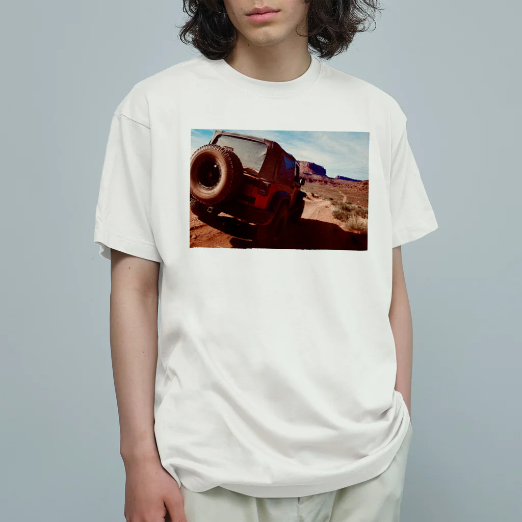 SexyJeepのモアブコレクション　ホワイトリム02 Organic Cotton T-Shirt