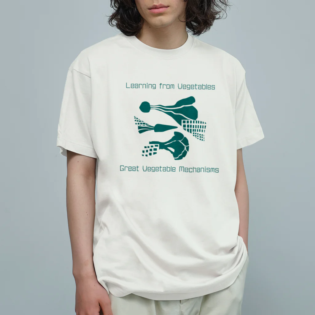 KIKUUUDESIGNのべジから学ぶ Organic Cotton T-Shirt
