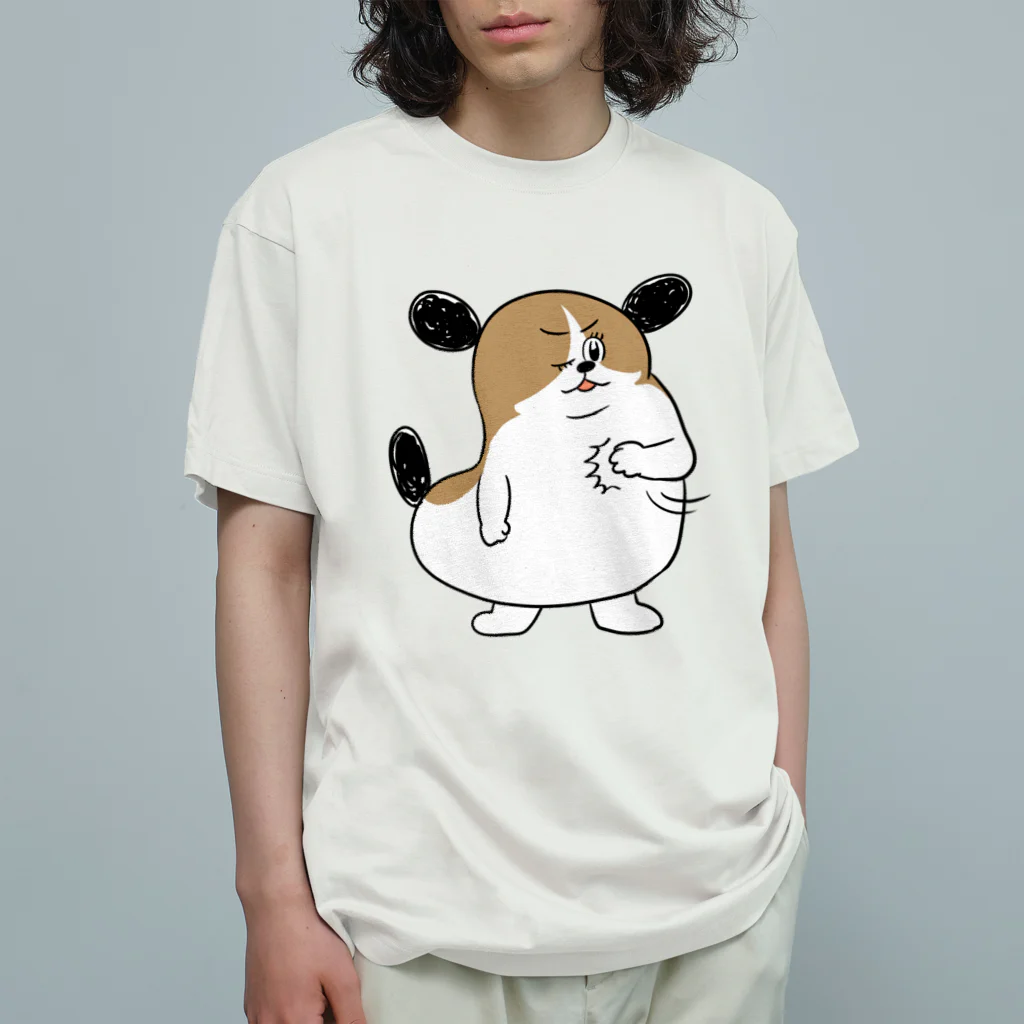 マツバラのもじゃまるおまかせ Organic Cotton T-Shirt