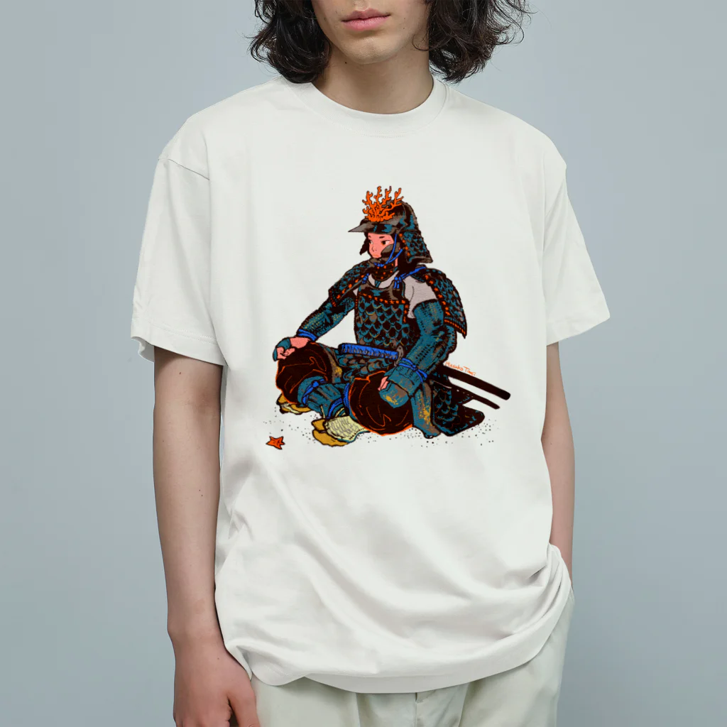 tomidoronの海の甲冑 オーガニックコットンTシャツ