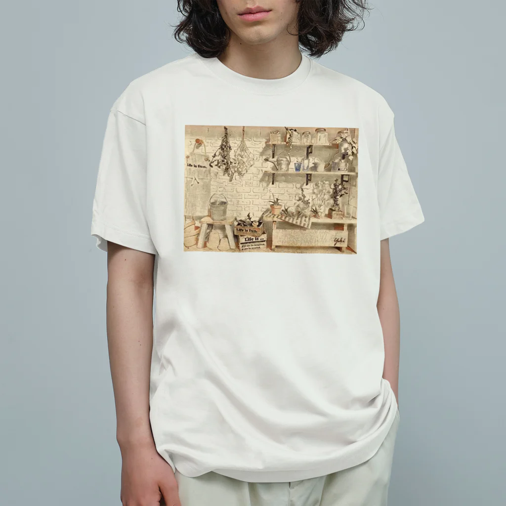 わくわく玉のLife is fun ! Organic Cotton T-Shirt