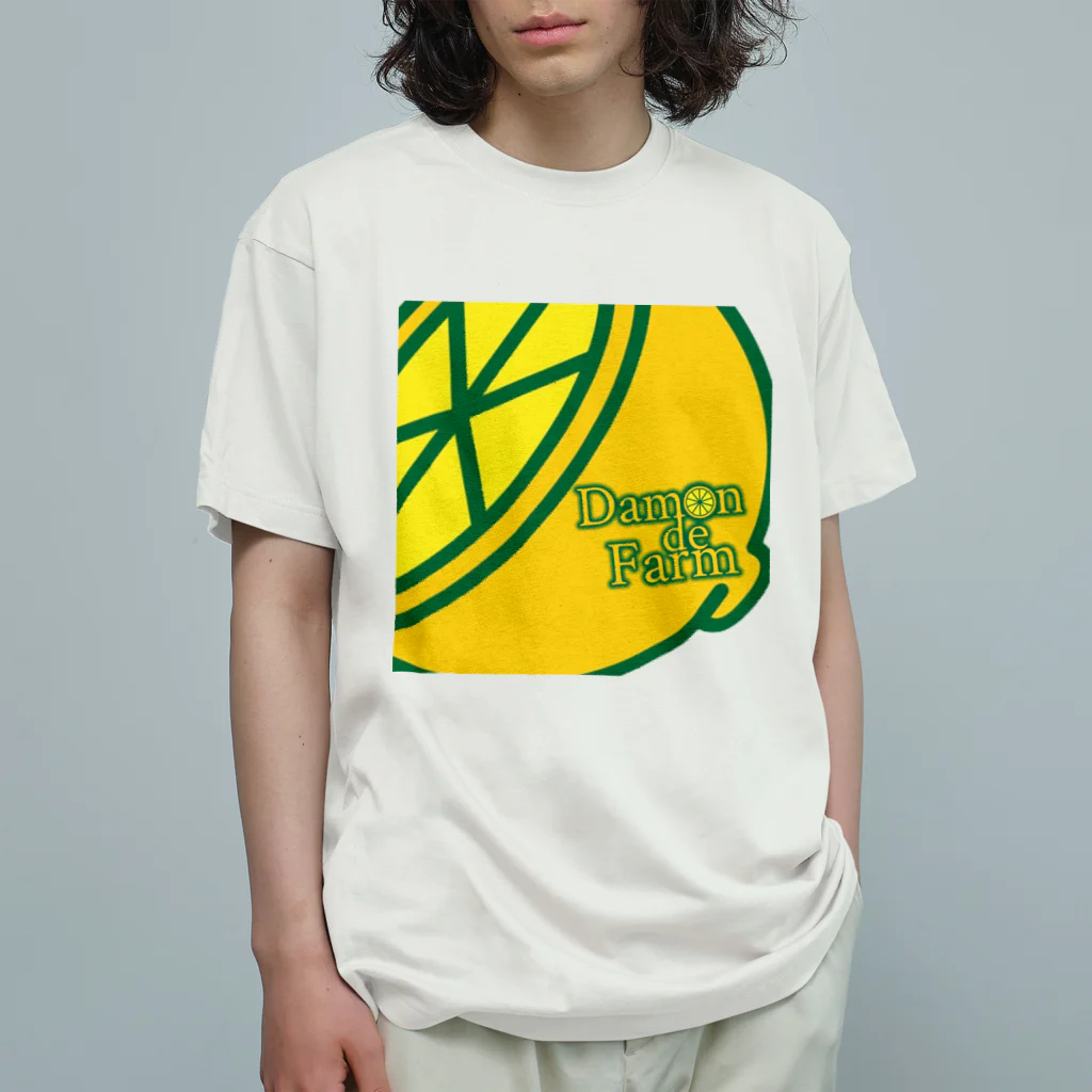 ﾆｼｷｵﾘ🍋CollectionのDamonde new レモンロゴ5 オーガニックコットンTシャツ