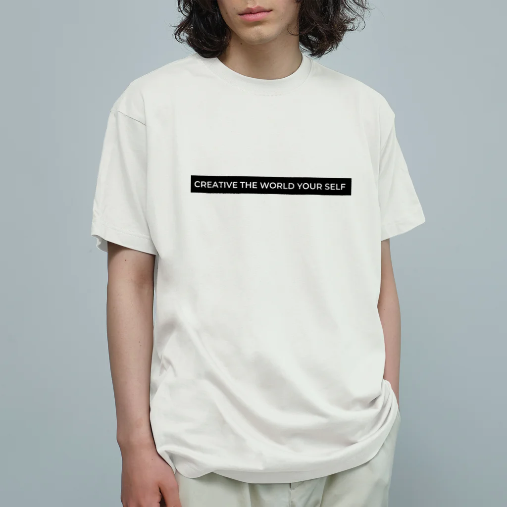 sappori BLOGのcreative the world your self:(黒) オーガニックコットンTシャツ