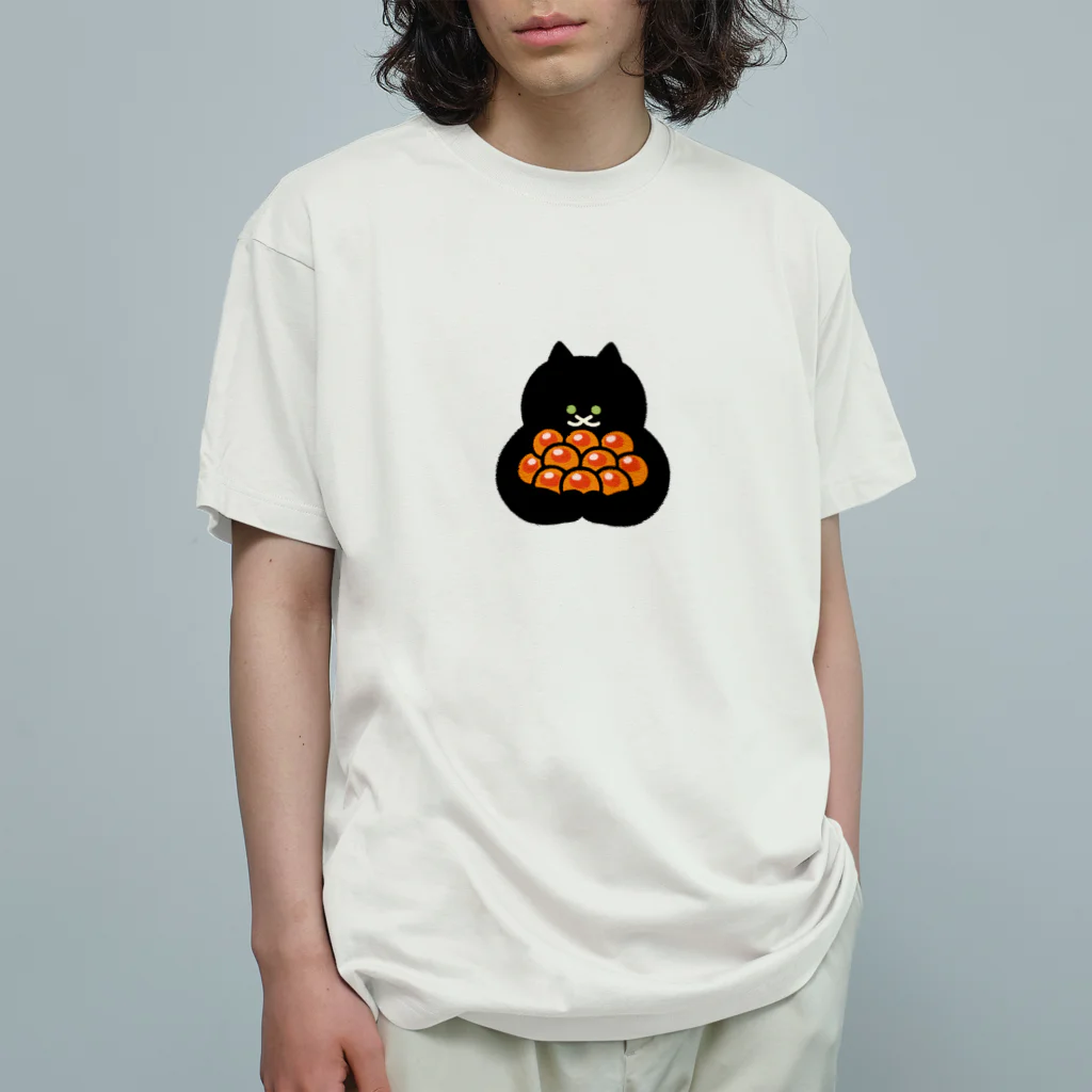 SUIMINグッズのお店の【大】両手いっぱいのいくら オーガニックコットンTシャツ