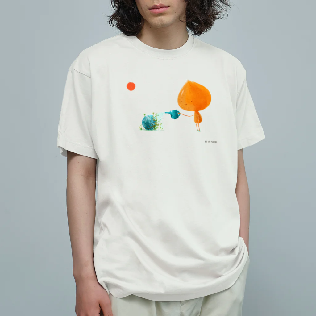 はれうさぎのココロのうつわ Organic Cotton T-Shirt