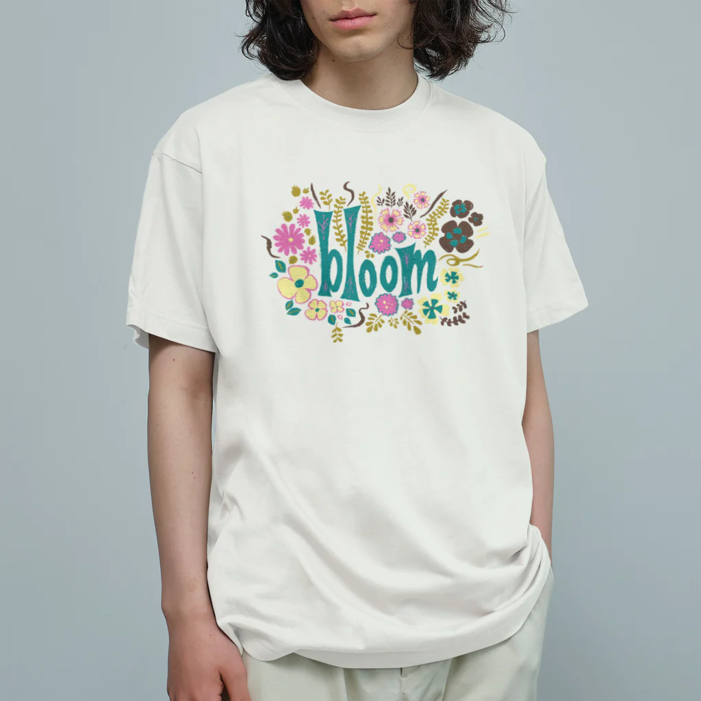 IZANAMI by Akane Yabushitaの🌸 満開の花束（フォレスト） Organic Cotton T-Shirt