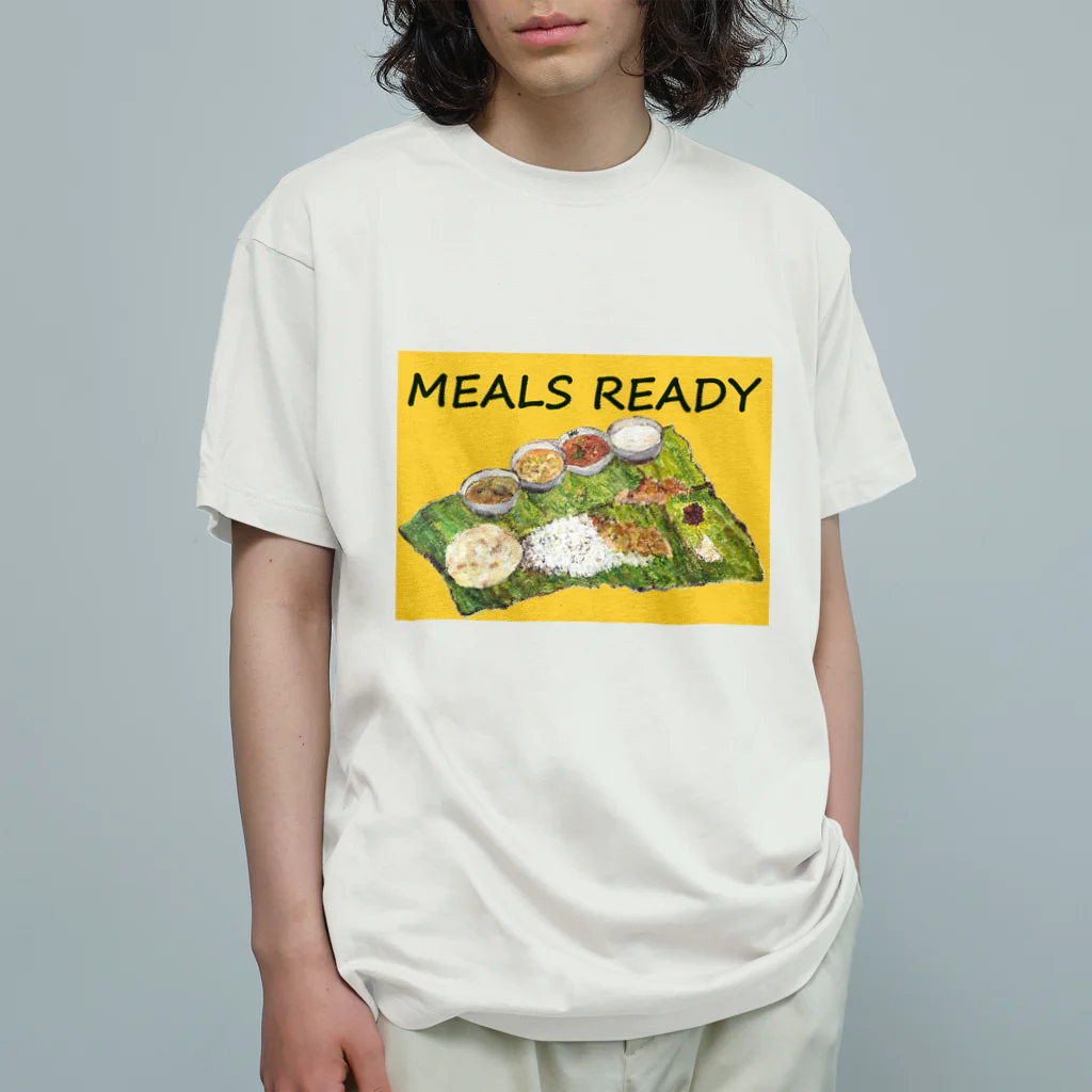 南インド料理ダールのMEALS　READY オーガニックコットンTシャツ