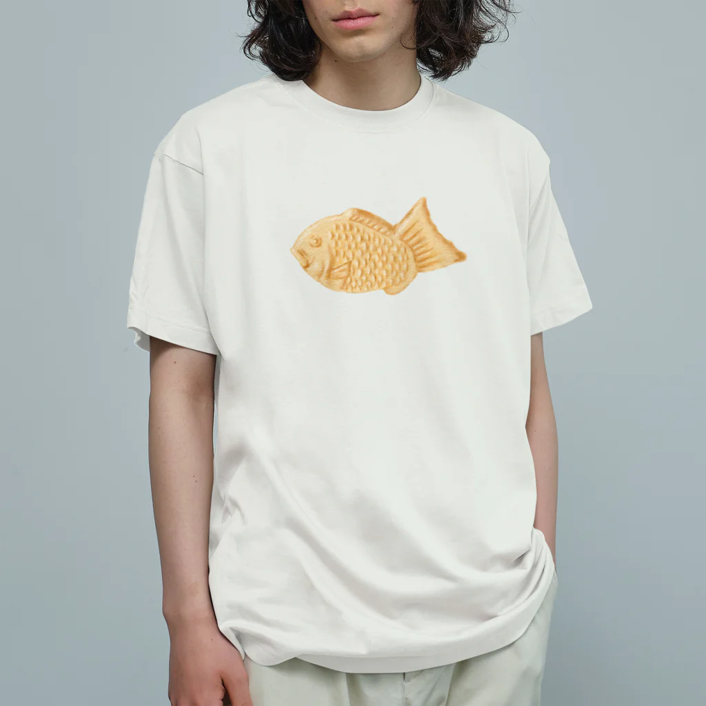 喫茶・シャム猫のたい焼き　ひとつください オーガニックコットンTシャツ