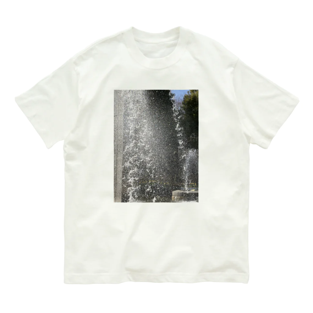 taocatのThe Joy of Water Organic Cotton T-Shirt