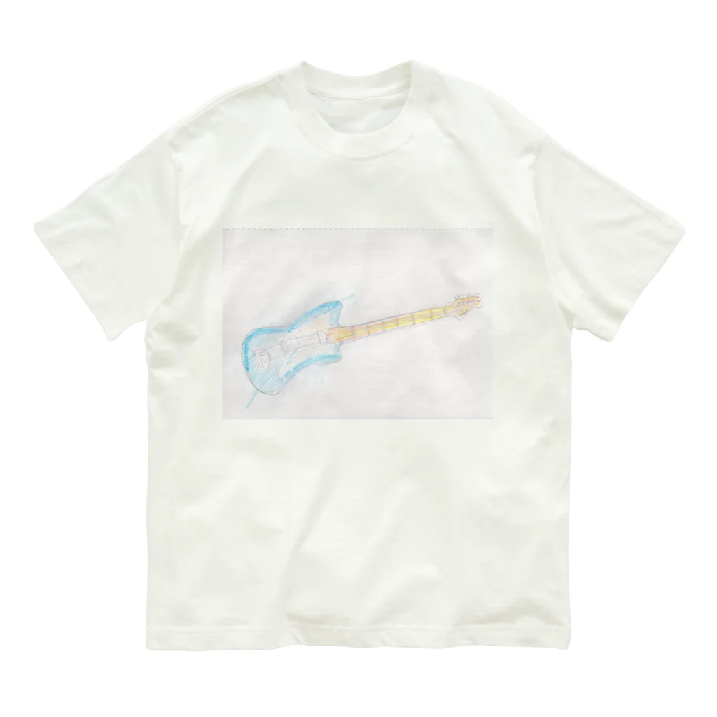 アイオライトレコードのハルのギター（fender jazzmaster）　Tシャツ オーガニックコットンTシャツ