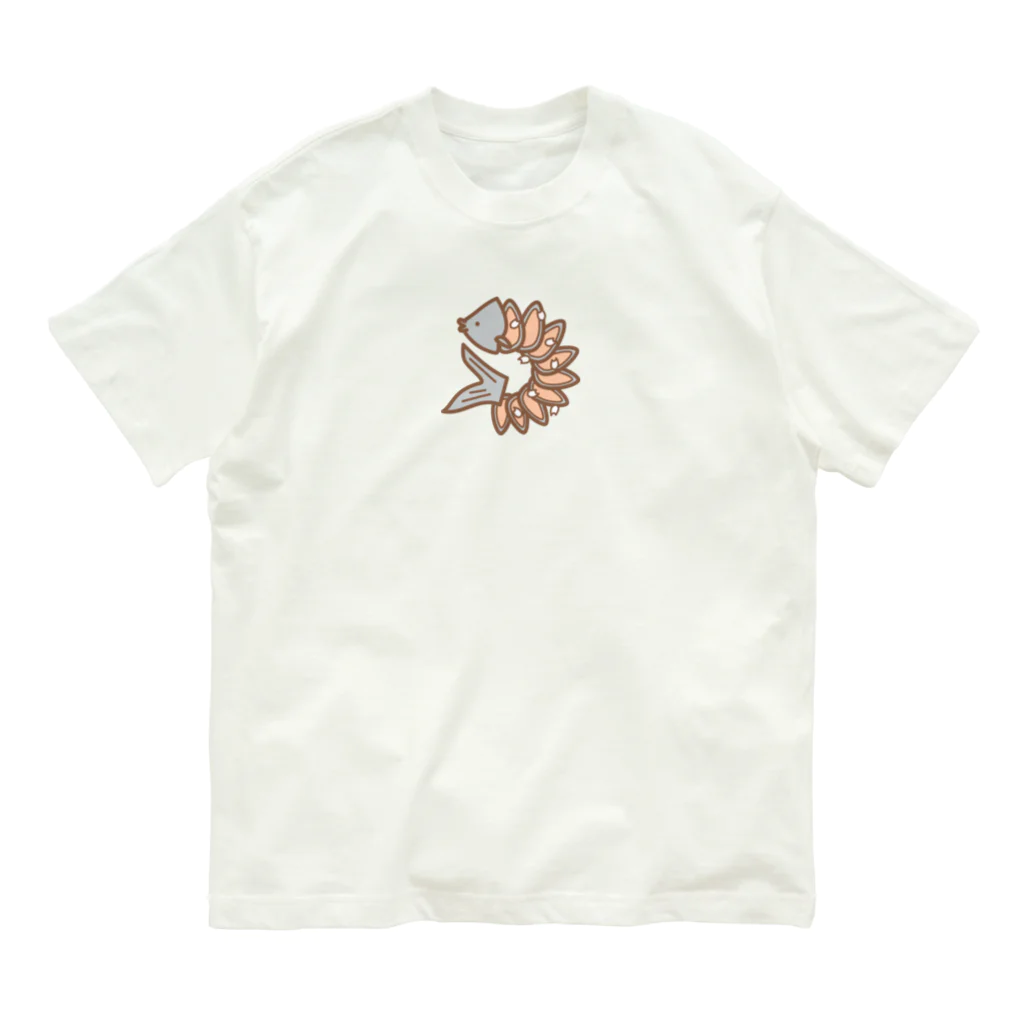 So湖いらの「滋賀のもん」ふなずし オーガニックコットンTシャツ Organic Cotton T-Shirt