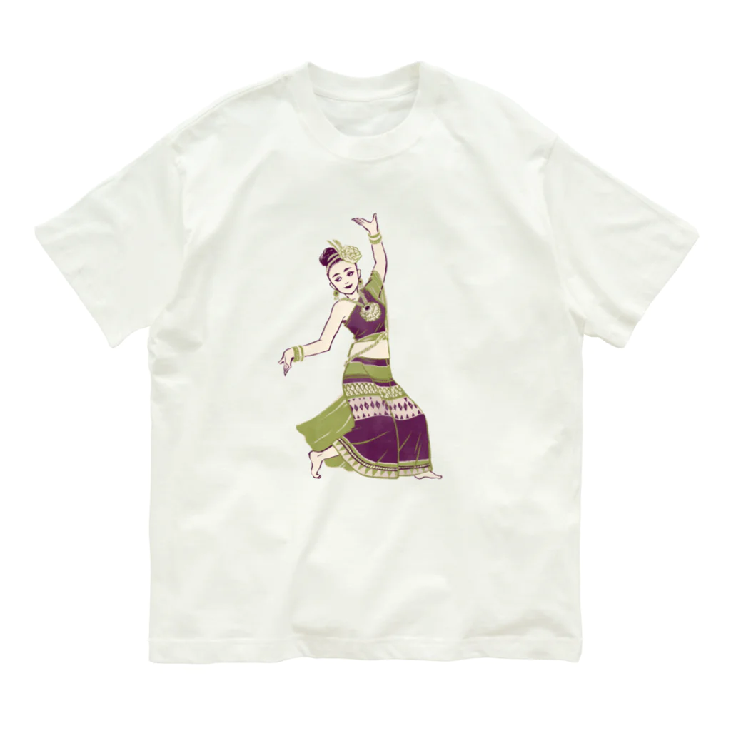 IZANAMI by Akane Yabushitaの【タイの人々】伝統舞踊のダンサー Organic Cotton T-Shirt