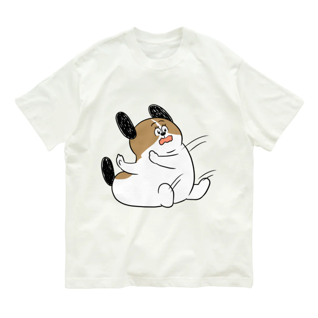 マツバラのもじゃまるしりもち オーガニックコットンTシャツ