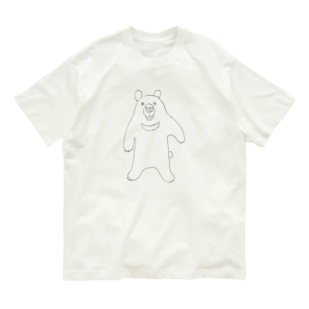 つまき♪のクマさん３ オーガニックコットンTシャツ