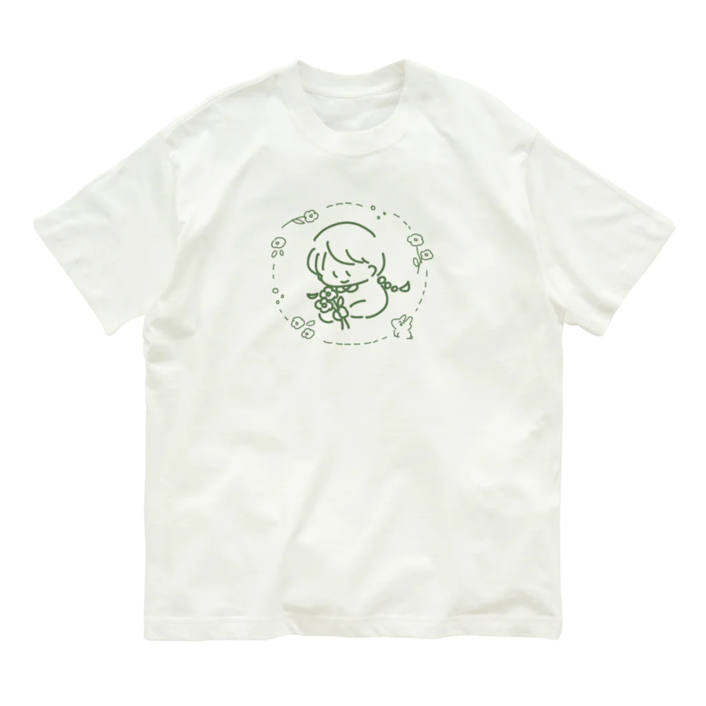 144ショップSUZURI支店のお花摘みおじょう Organic Cotton T-Shirt