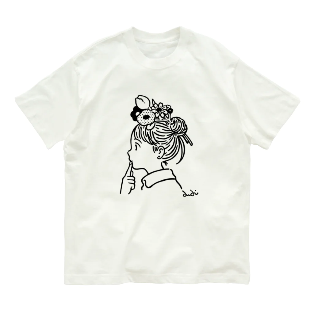 あわいの花を考える Organic Cotton T-Shirt