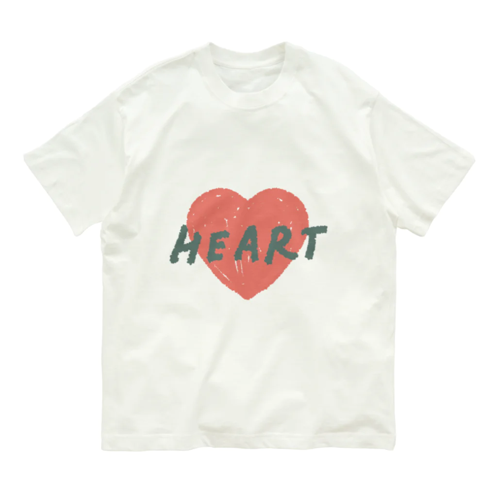 わかかのHEART オーガニックコットンTシャツ