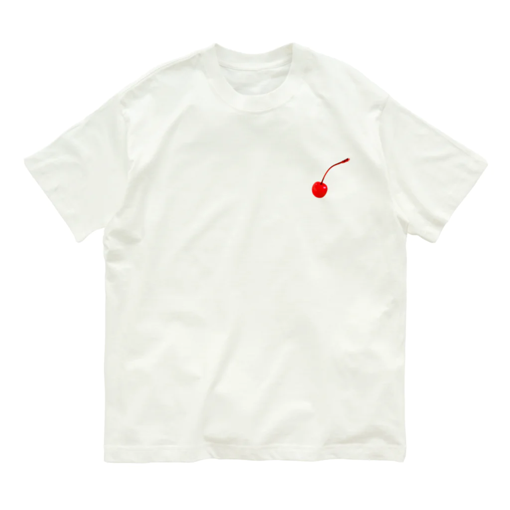 aicecreamのチェリー🍒クリームソーダ Organic Cotton T-Shirt