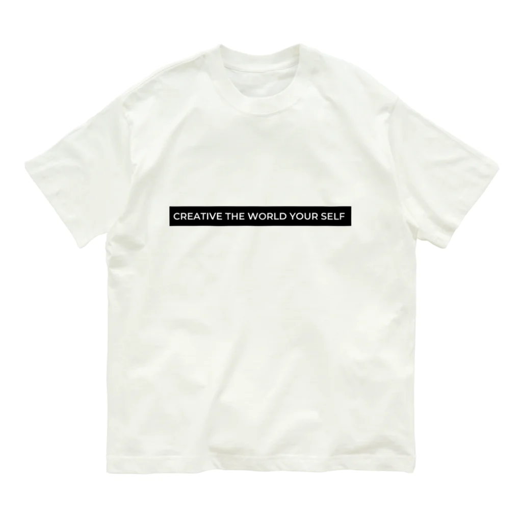 sappori BLOGのcreative the world your self:(黒) オーガニックコットンTシャツ