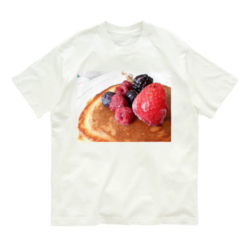 イエローローズのフルーツの森のパンケーキ Organic Cotton T-Shirt