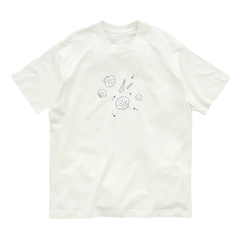 Ohashi Ryokoの貝殻 オーガニックコットンTシャツ