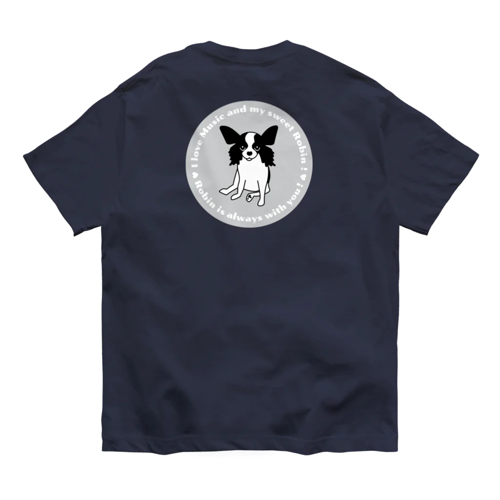 エダマメトイチのROBIN A circle Organic Cotton T-Shirt