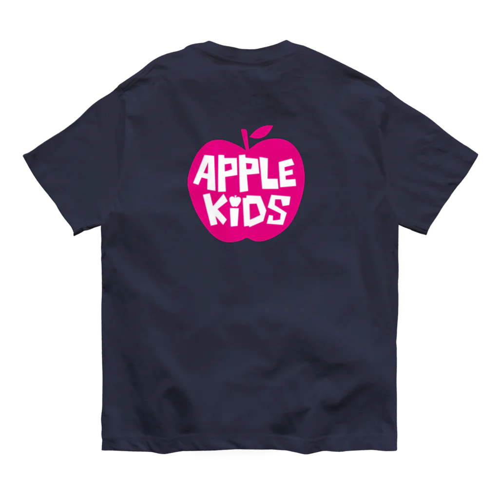 キッズ スマイループのAPPLE大人オーガニックTシャツ 유기농 코튼 티셔츠