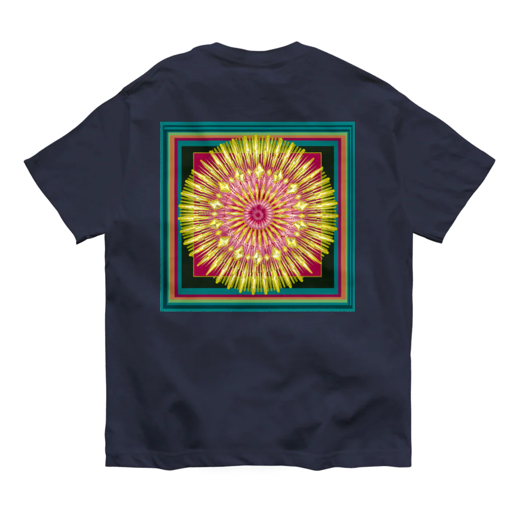 ✨🌈✨ユラクラカン🇯🇵 ✨🌈✨の✨🌄サンライズ・花火チャクラ✨ Organic Cotton T-Shirt