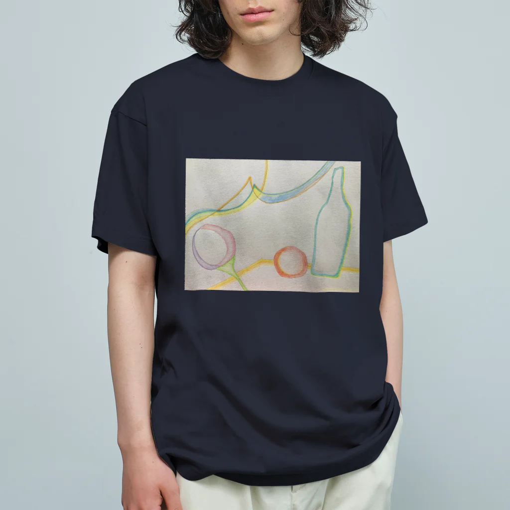 キイロイチャンのおうちの花つぼみ　まあるい Organic Cotton T-Shirt