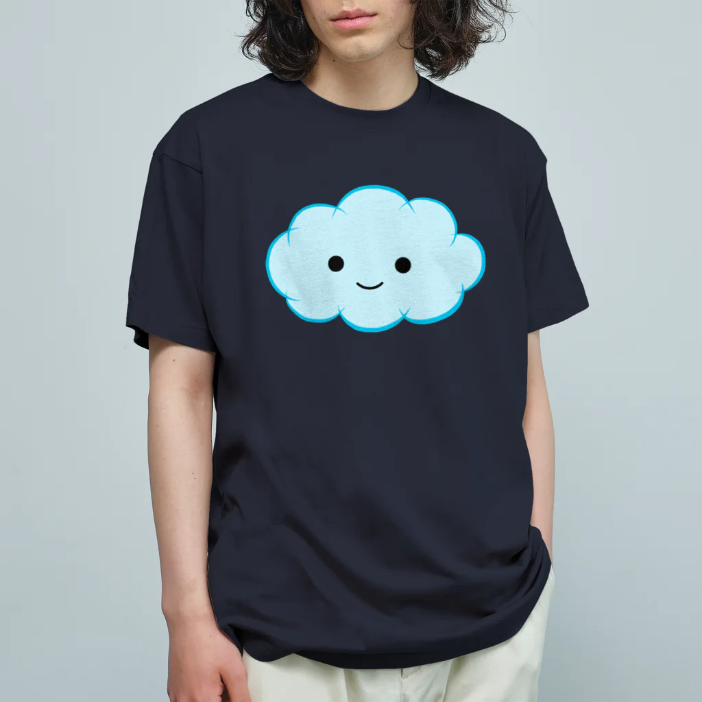 PuPiの店のあおくもくん オーガニックコットンTシャツ