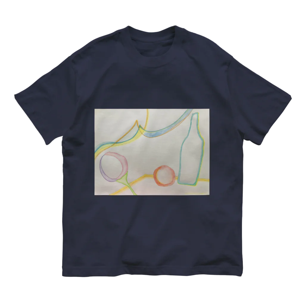 キイロイチャンのおうちの花つぼみ　まあるい Organic Cotton T-Shirt