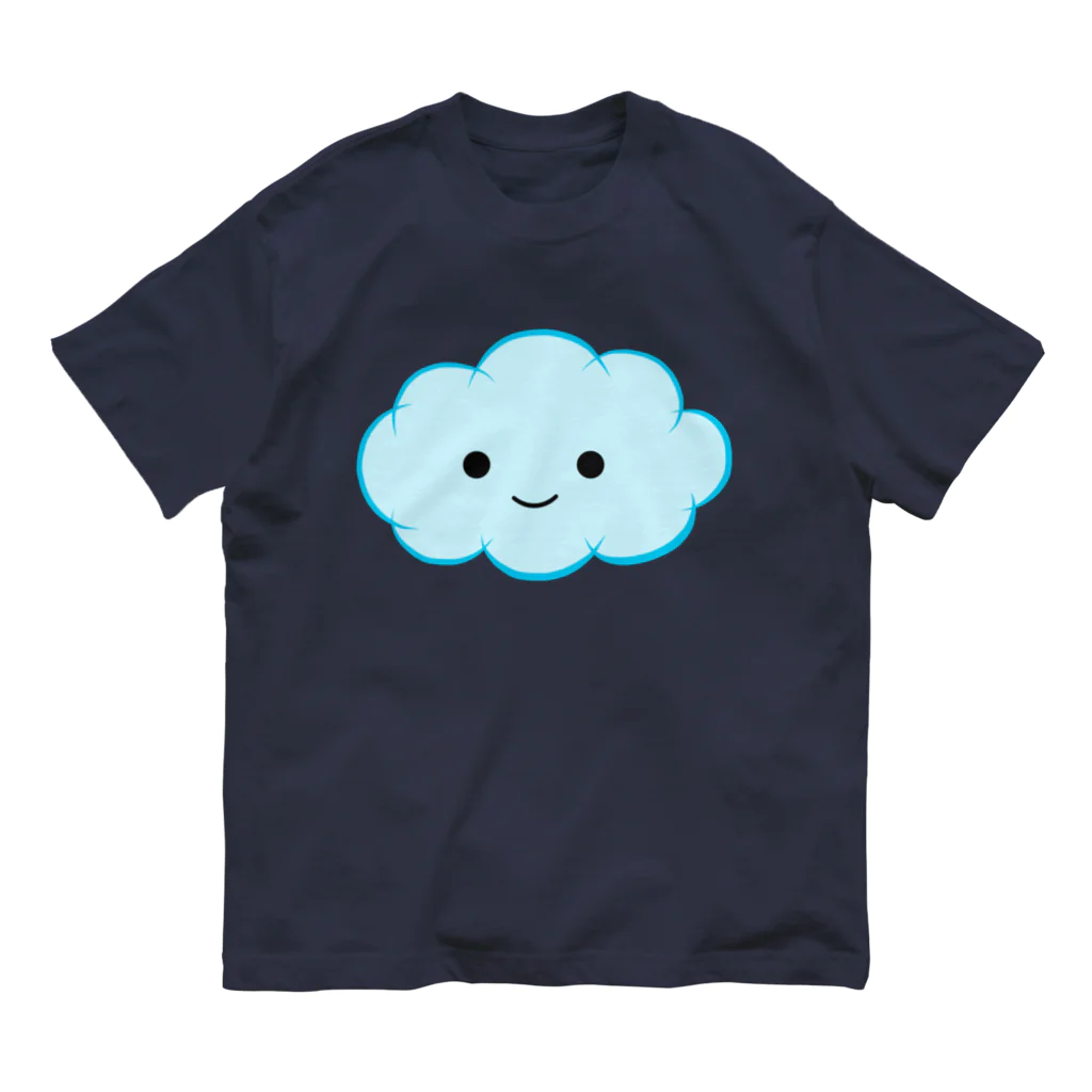 PuPiの店のあおくもくん オーガニックコットンTシャツ