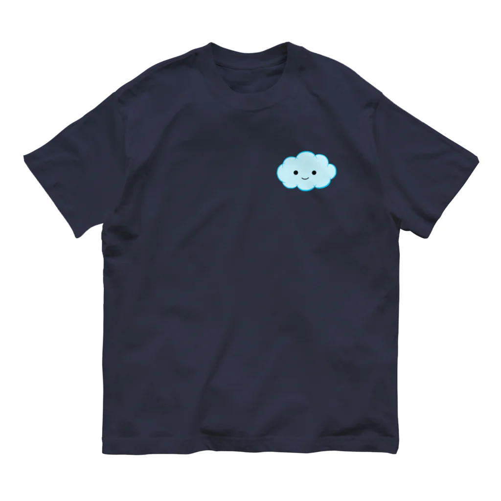 PuPiの店のあおくもくん オーガニックコットンTシャツ