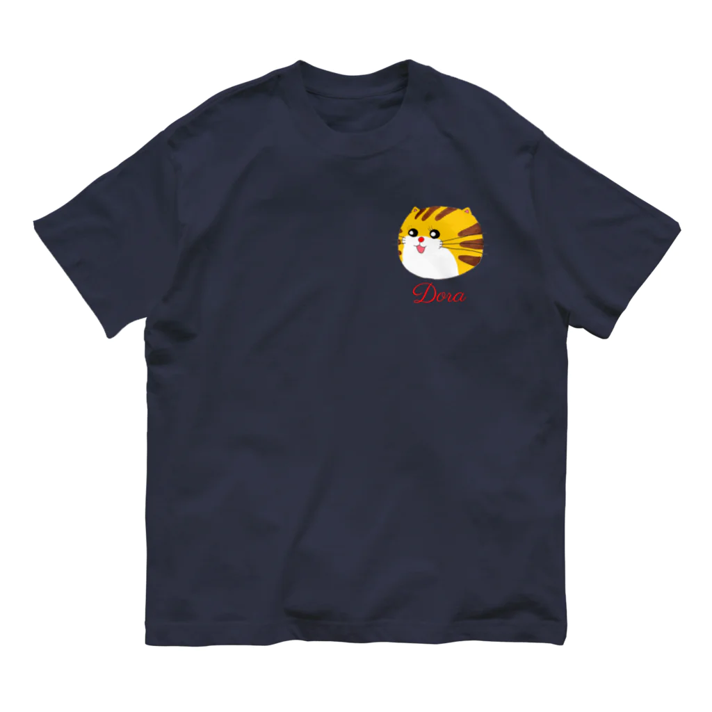 クサカイ商店のスカジャン風 どらちゃん Organic Cotton T-Shirt