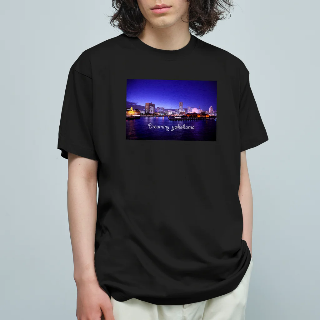 photo-kiokuの横浜夜景１ オーガニックコットンTシャツ